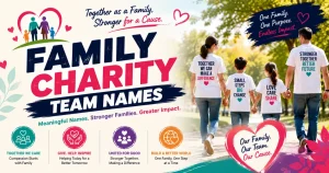 family-charity-team-names