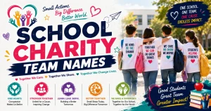 school-charity-team-names