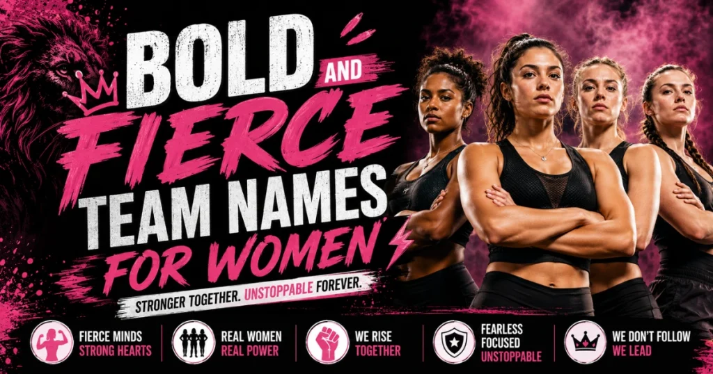 bold-and-fierce-team-names-for-women