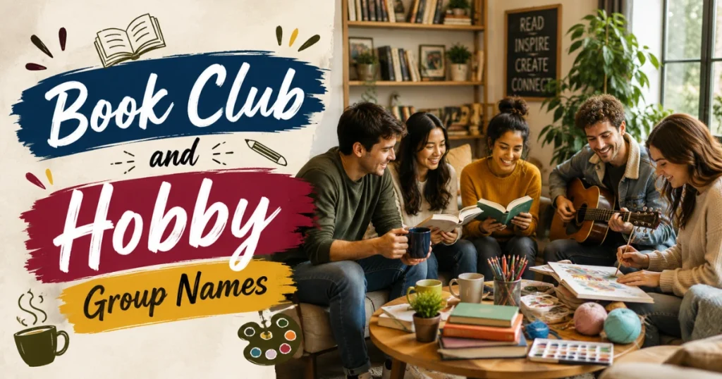 book-club-and-hobby-group-names