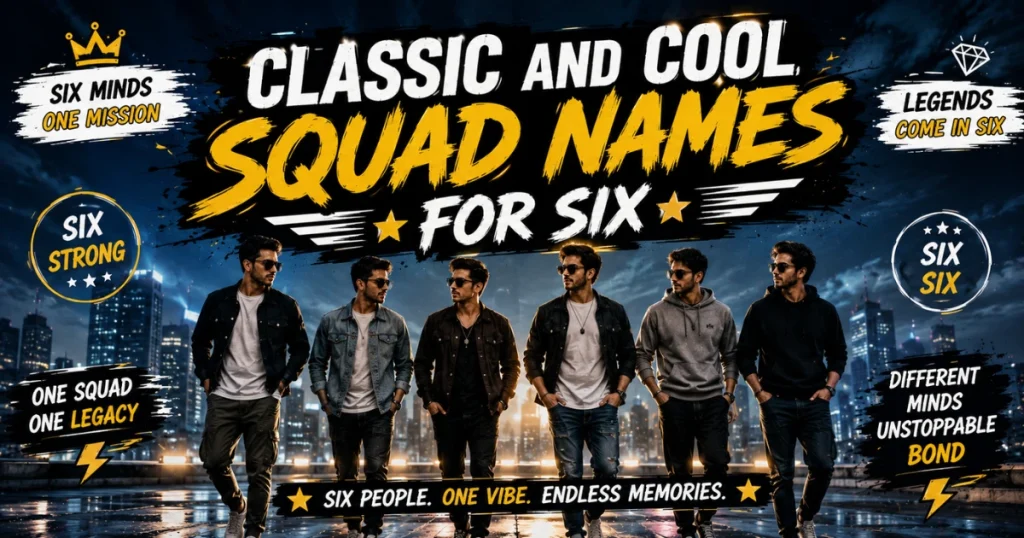 classic-and-cool-squad-names-for-six