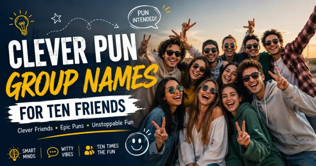 clever-pun-group-names-for-ten-friends