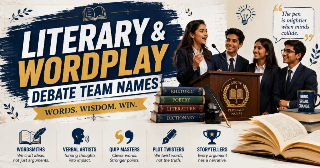 literary-and-wordplay-debate-team-names