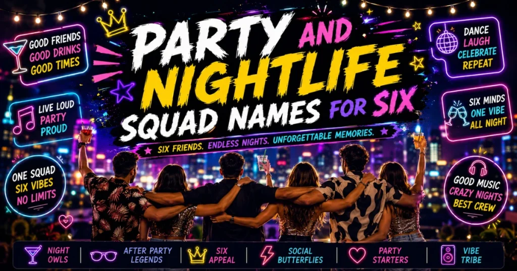 party-and-nightlife-squad-names-for-six
