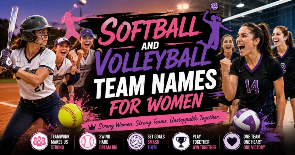 softball-and-volleyball-team-names-for-women