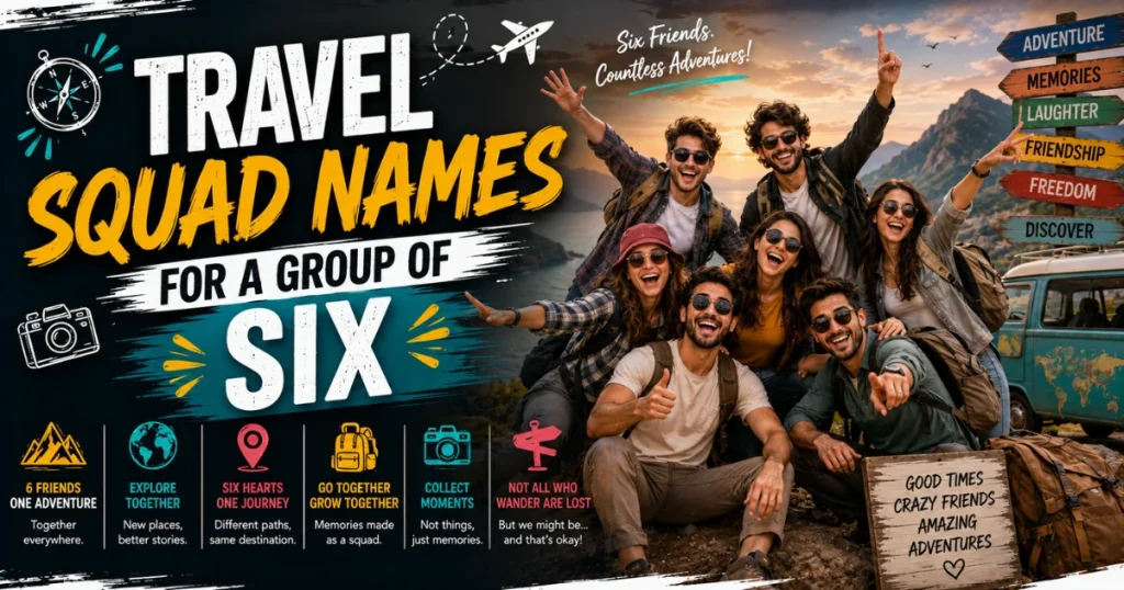 travel-squad-names-for-a-group-of-six
