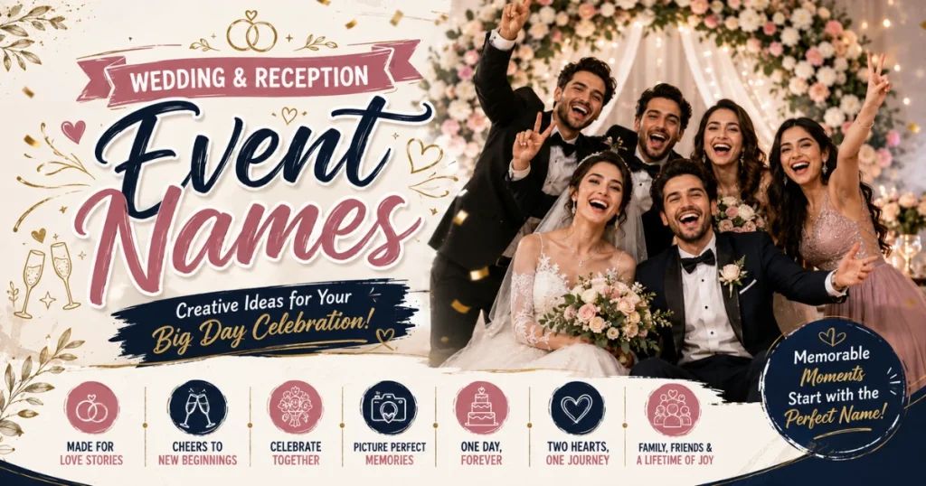 wedding-and-reception-event-names