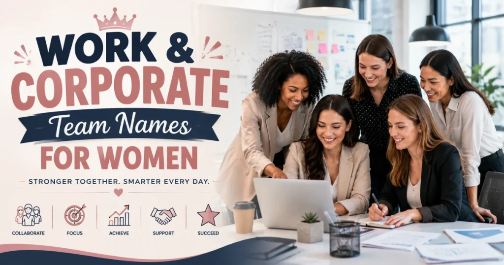 work-and-corporate-team-names-for-women